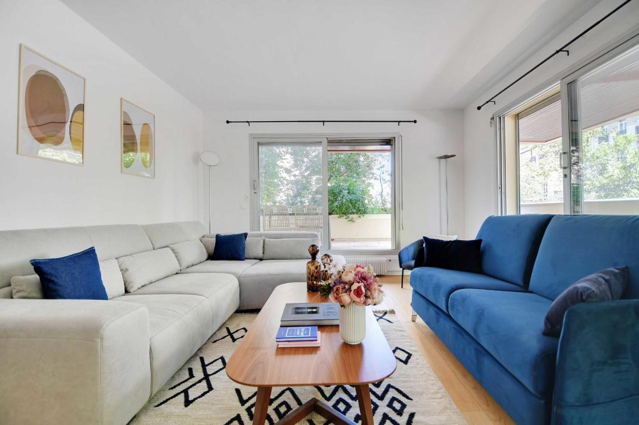 Elegant Apartment - 2Br-6P - Tour Eiffel Paris Exteriör bild